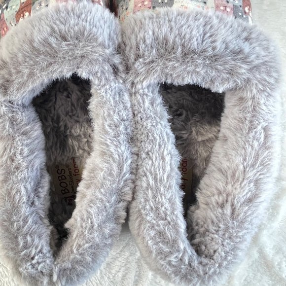 Skechers BOBS Cats‎ Too Cozy Cuddled Up Slippers Shoes Size 6 Womens Multicolor - Picture 11 of 11